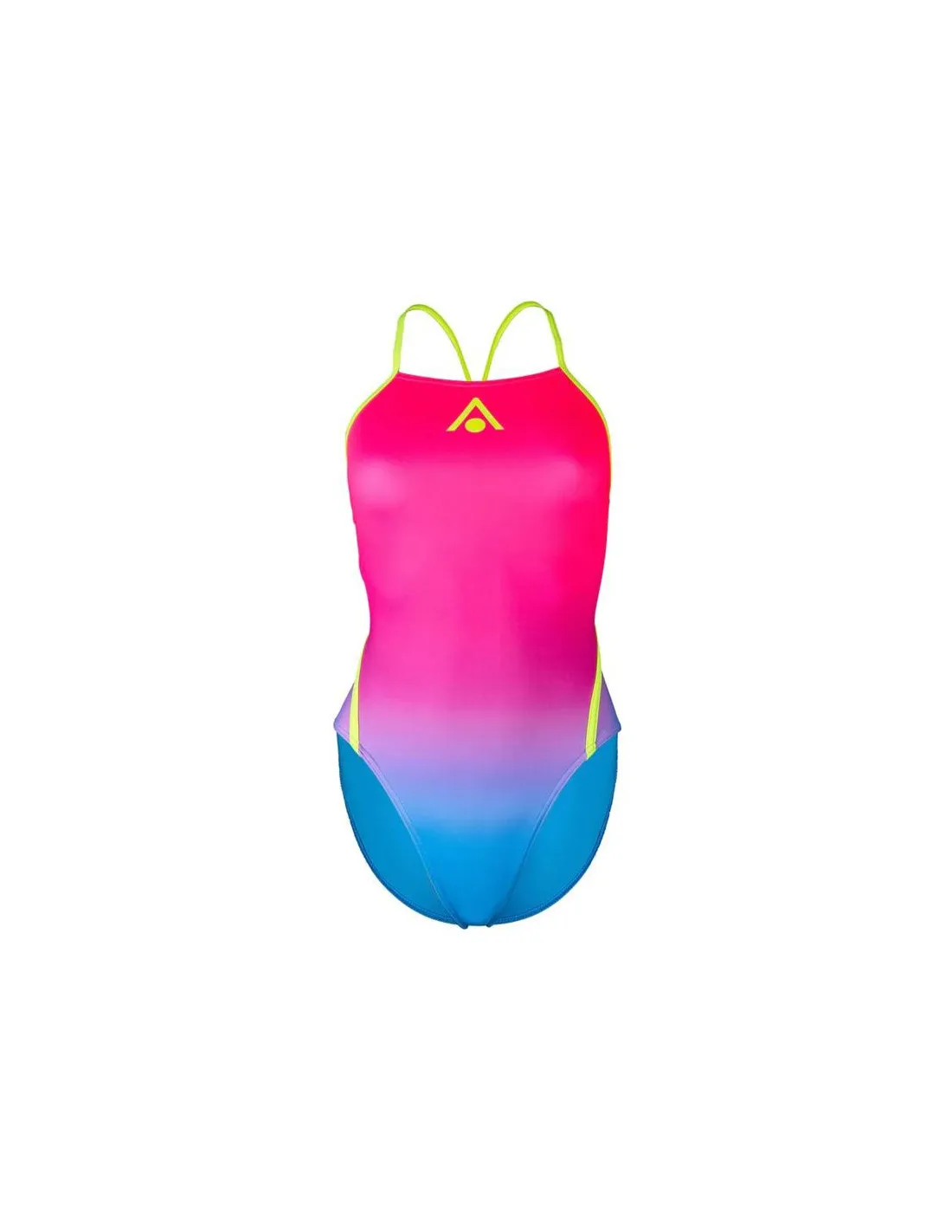 Bañador de Natación Aqua Sphere Essential Diamond Back Adj Multicor/Amarillo Mujer