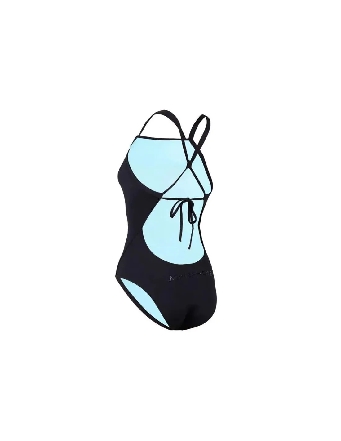 Bañador de natación Aqua Sphere Essentials Tie negro Mujer