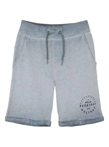 Bermudas Name It Fikko Gris para Niño