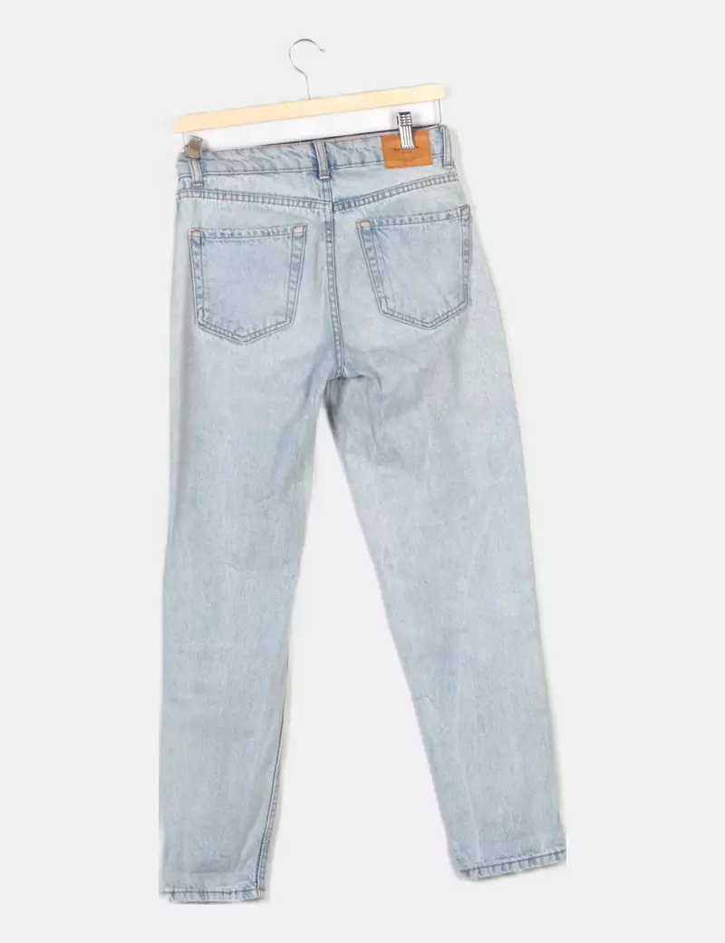 Bershka Jeans azul claro denim