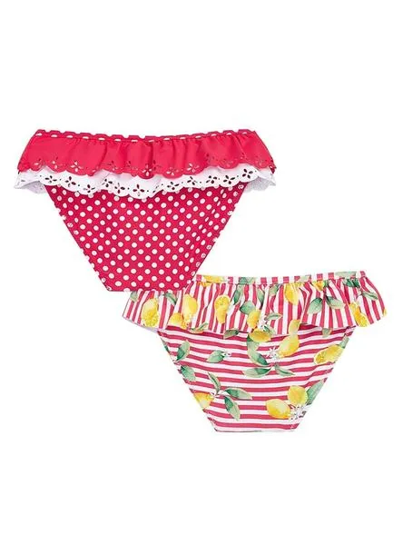 bikini mayoral lemon rosa para niña