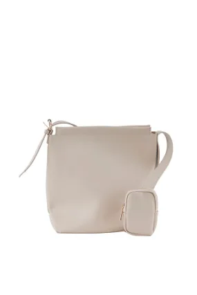 Bolso bandolera Pcsaso beige