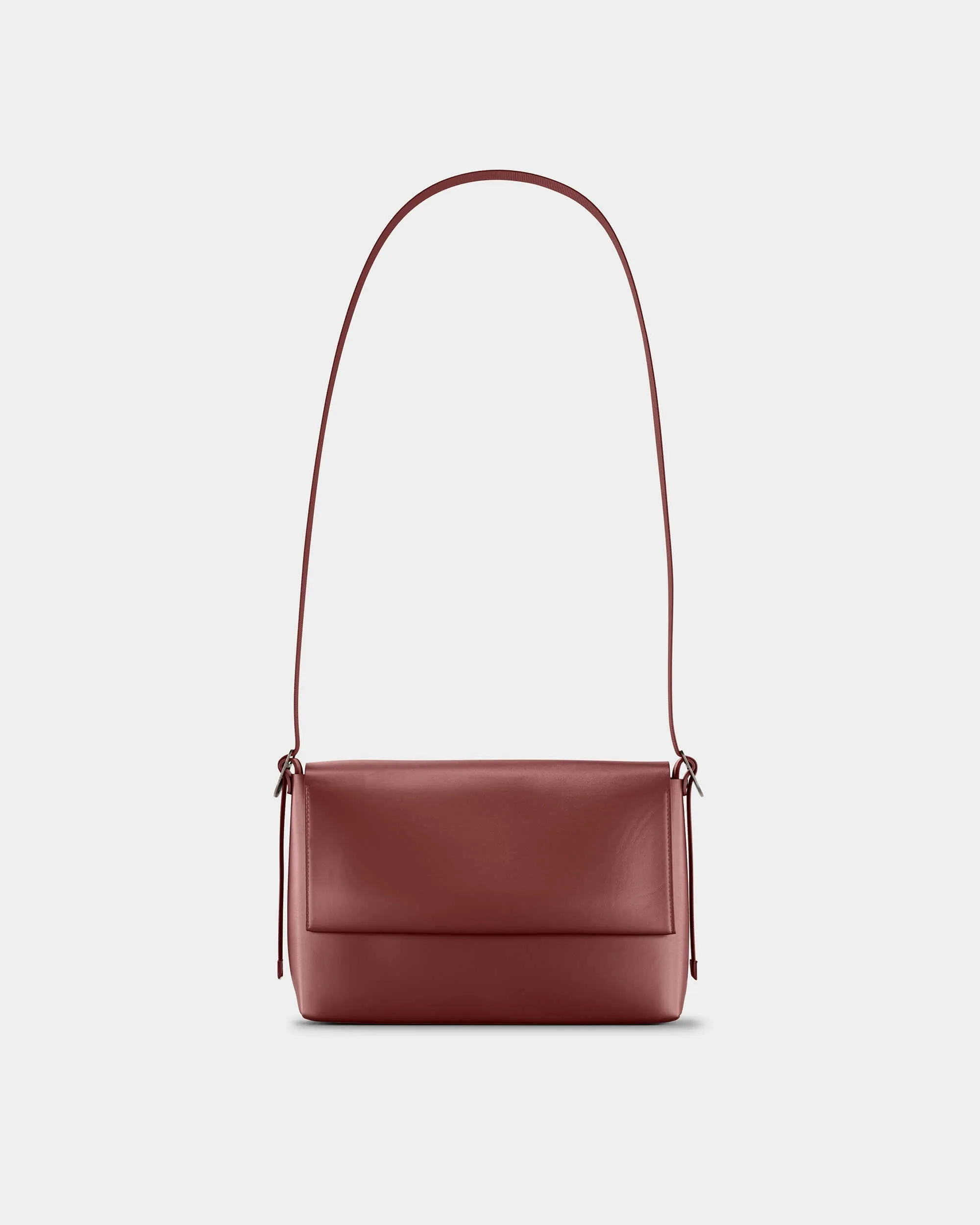 Bolso Crossbody · burgundy