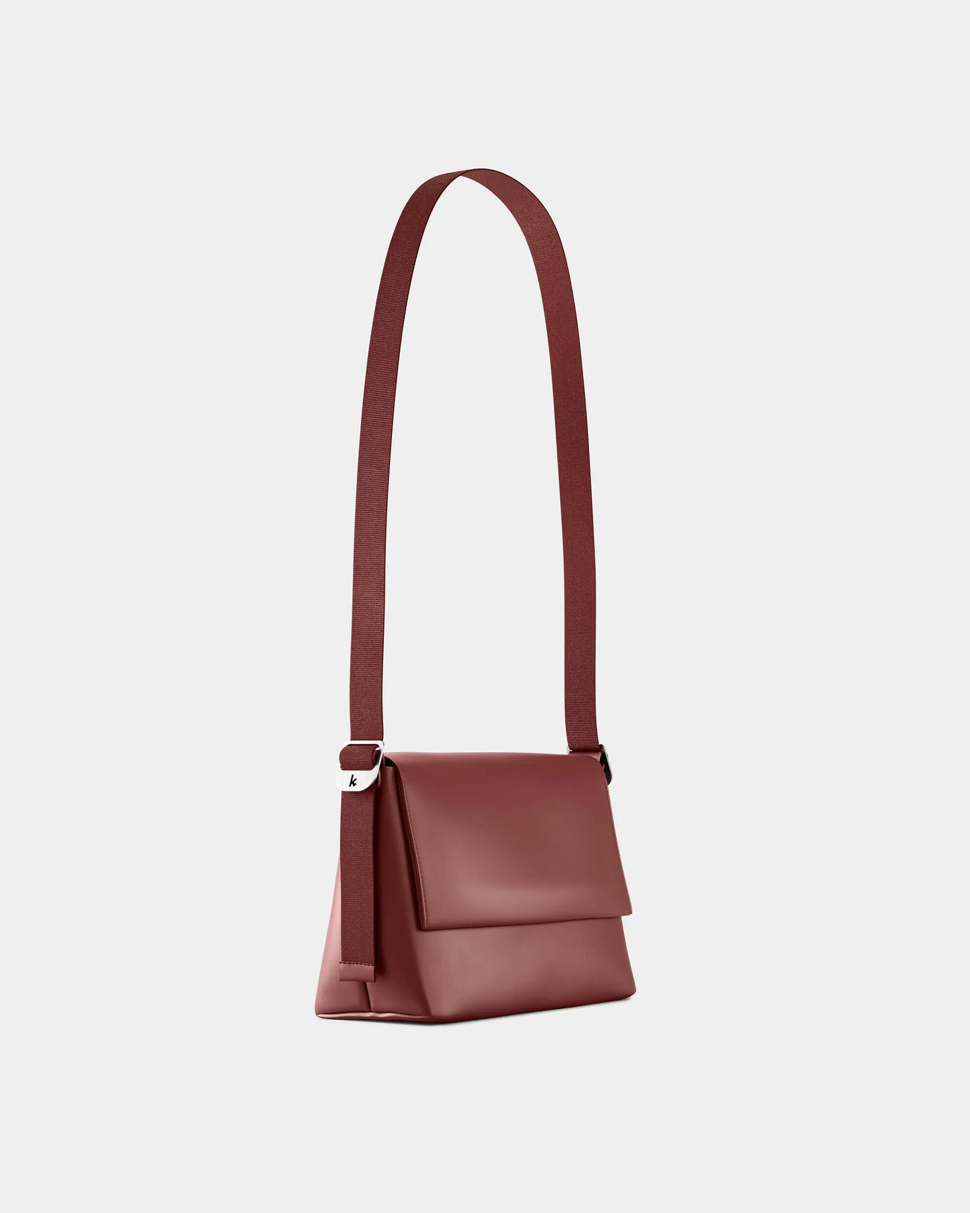 Bolso Crossbody · burgundy