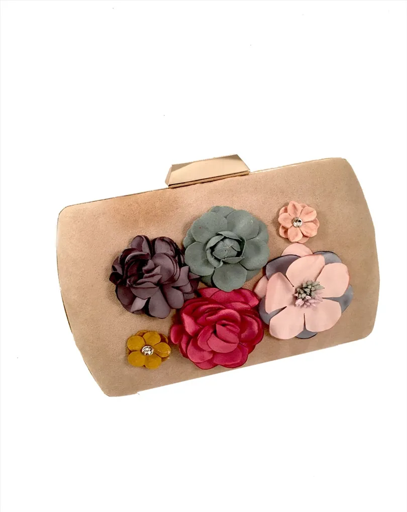 BOLSO FIESTA, CLUTCH DECORADO