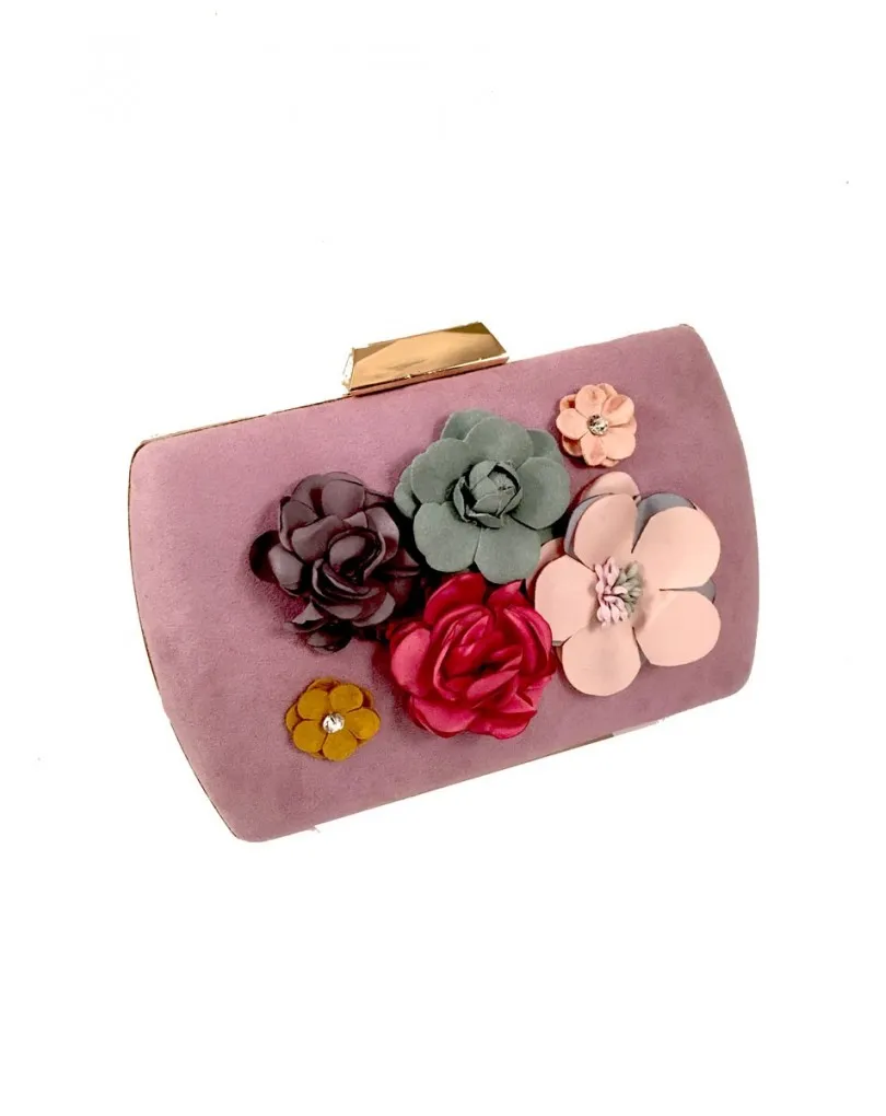 BOLSO FIESTA, CLUTCH DECORADO