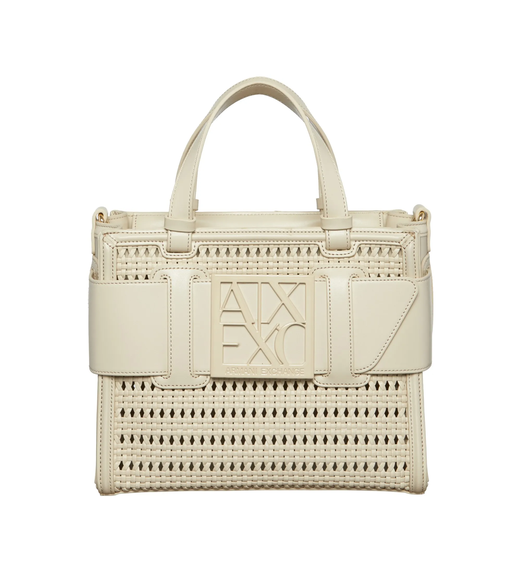 Bolso Perforado beige