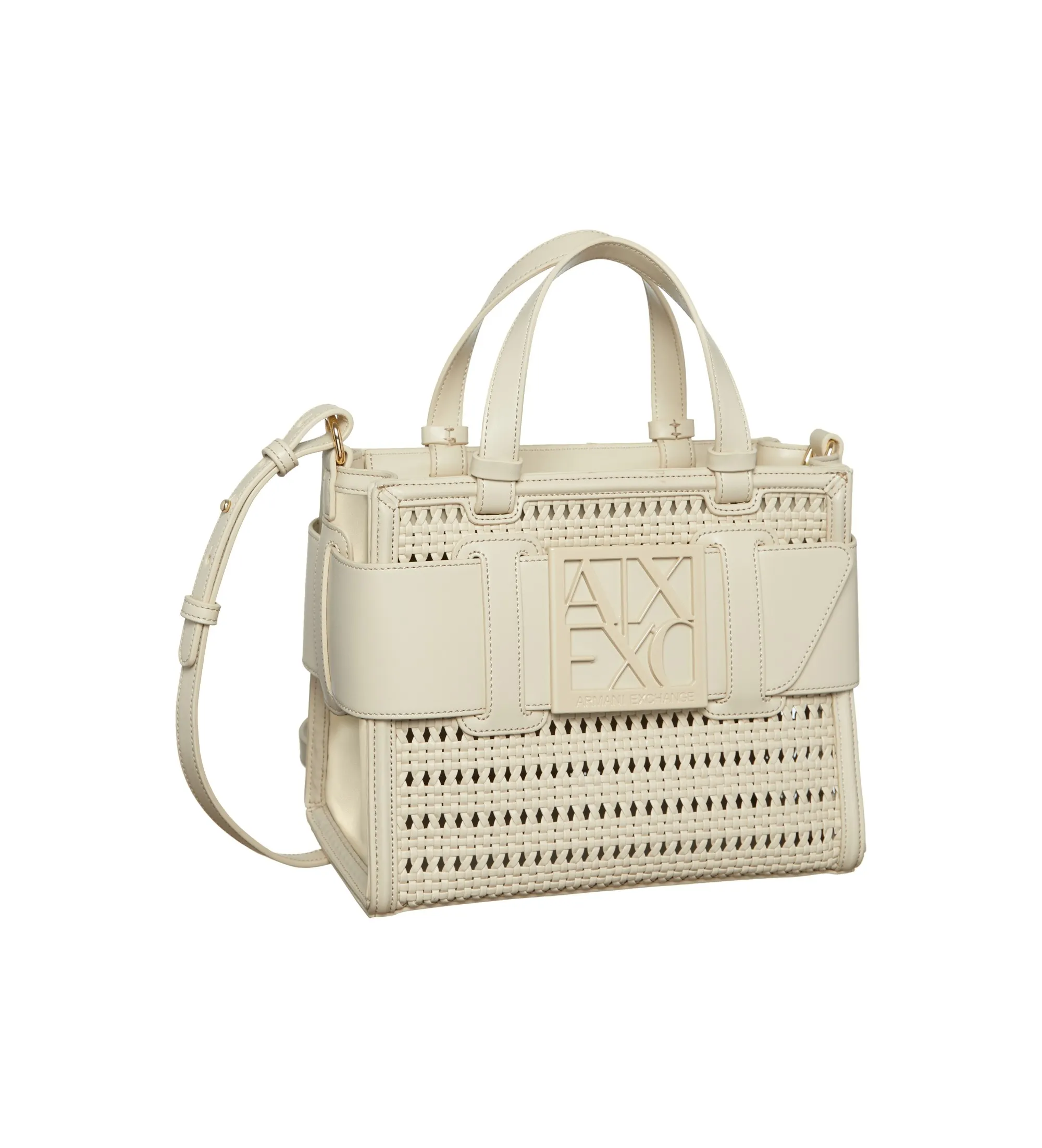 Bolso Perforado beige