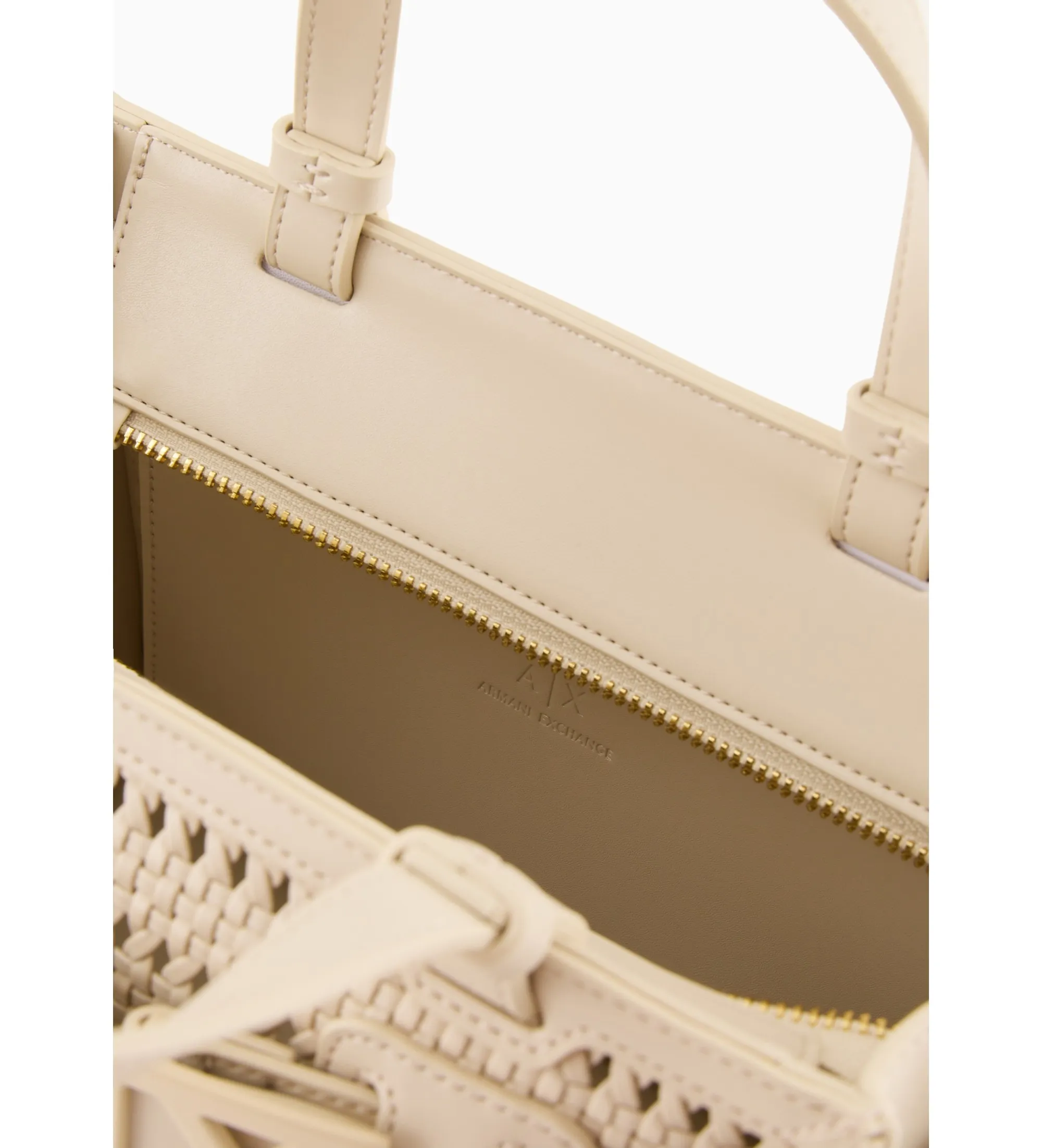 Bolso Perforado beige