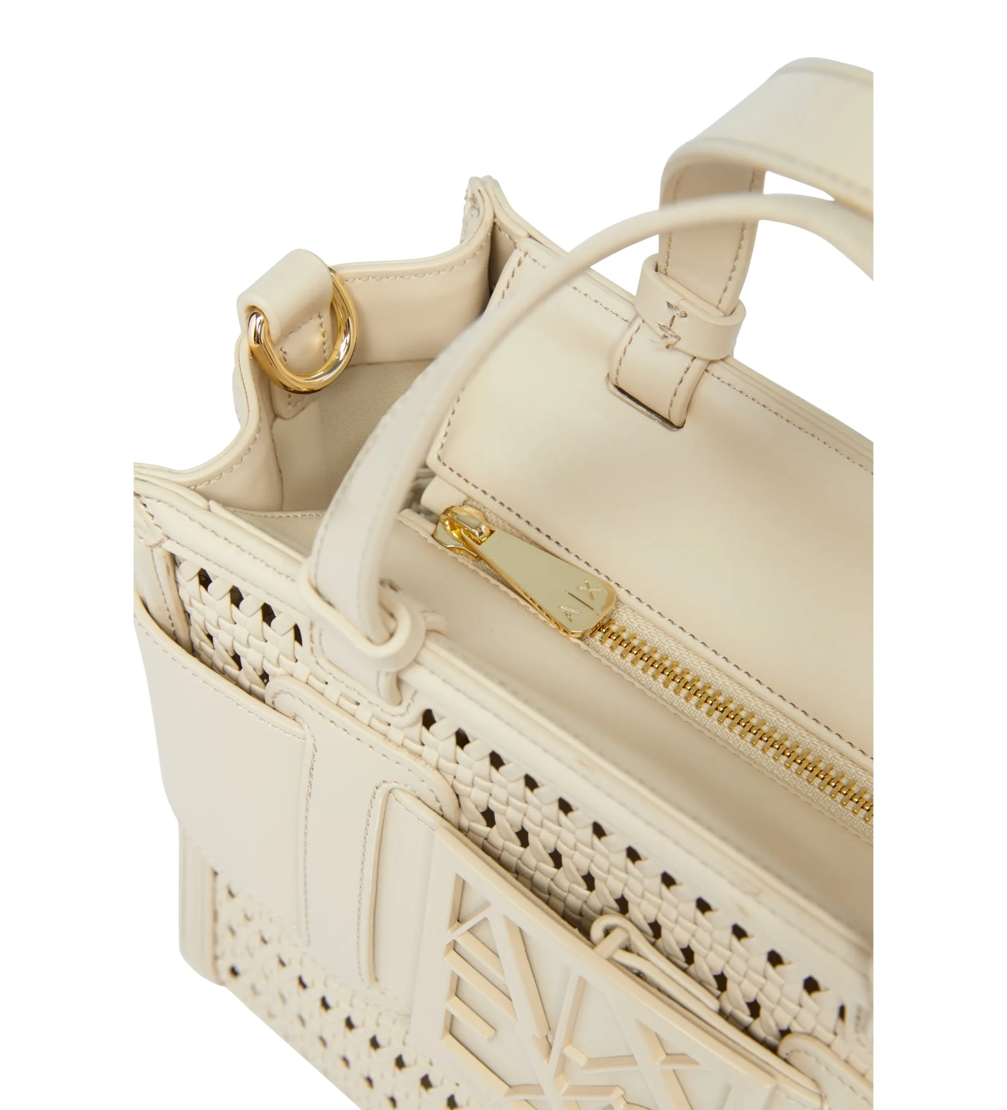 Bolso Perforado beige