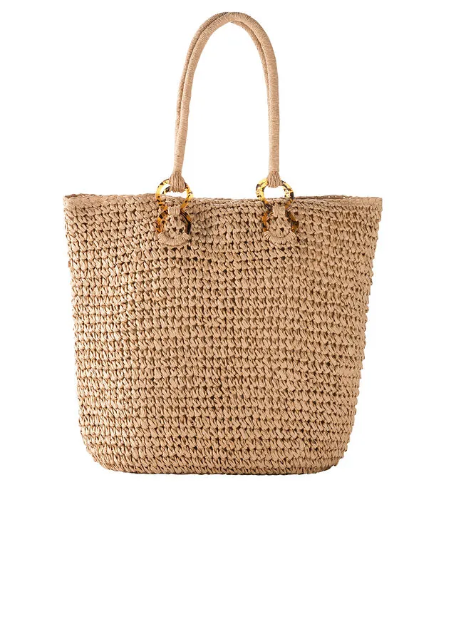 Bolso shopper playero Natural