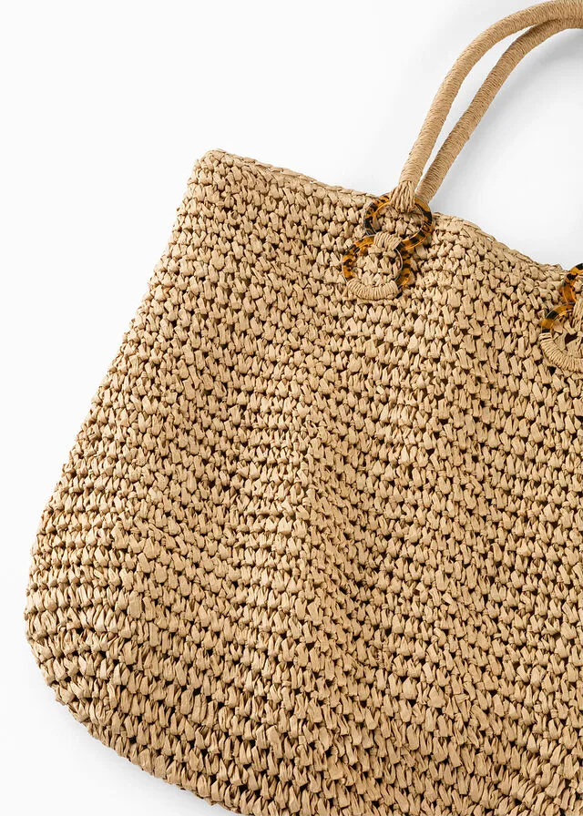 Bolso shopper playero Natural