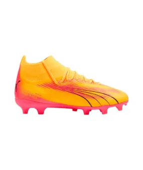 Botas de fútbol Puma ULTRA PRO FG/AG Naranja Infantil