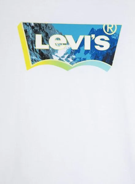 Camiseta Levis Landscape Blanco para Niño