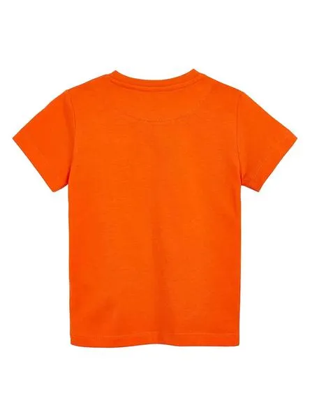 camiseta mayoral safari naranja para niño