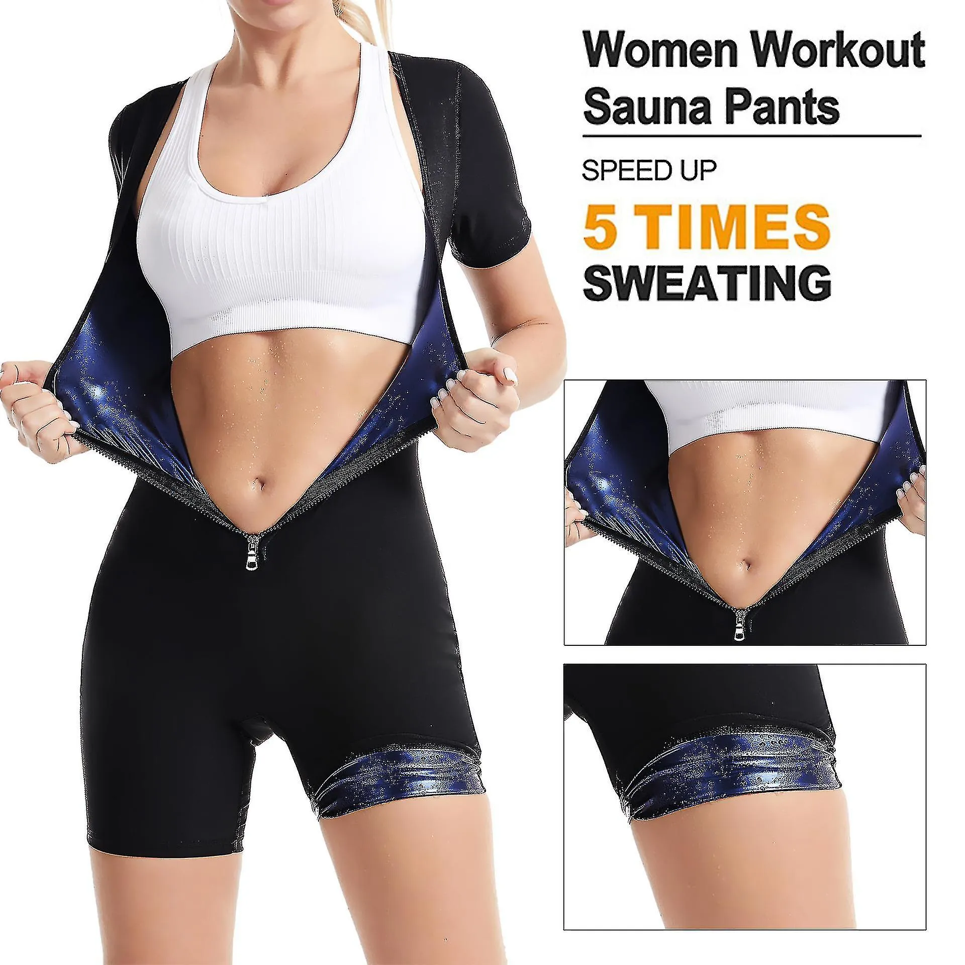 Chaleco de sauna adelgazante de neopreno para mujer Body Shaper para entrenamiento deportivo Corsé Moldeador de cuerpo caliente 