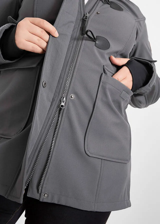 Chaqueta Softshell pizarra