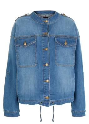 Chaqueta vaquera denim azul