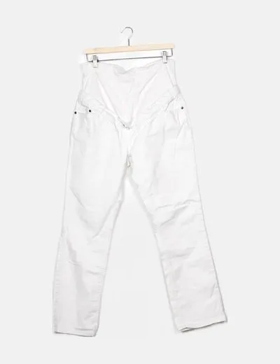 Colline Jeans denim premamá blanco