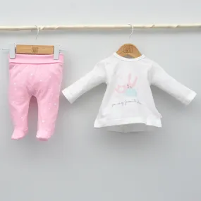 Conjunto bebé Mi Bolita con camiseta y polaina algodón