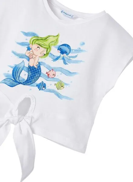 Conjunto Mayoral Sirena Blanco para Niña