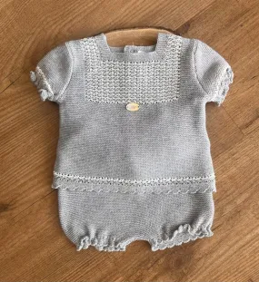 Conjunto para niño gris colección Perl