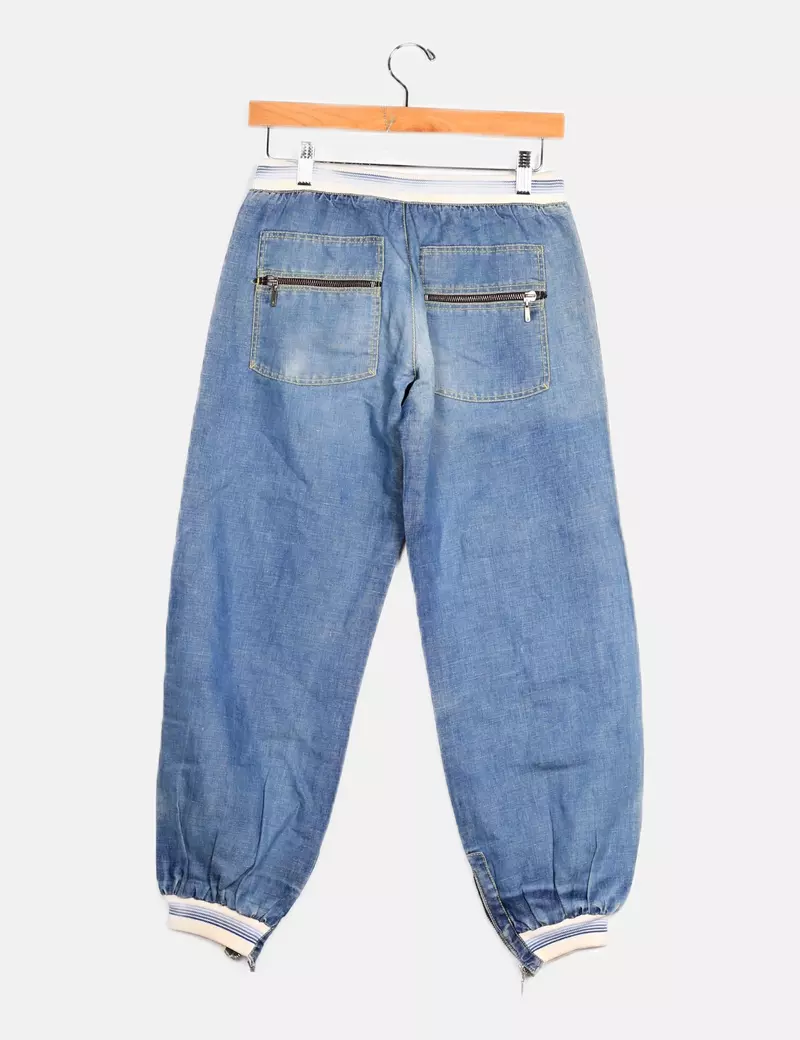 CRMJ Jeans baggy cremalleras