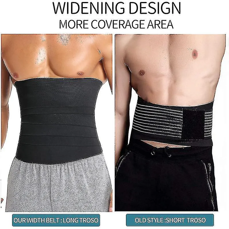 Entrenador de cintura para hombre Reductor de abdomen masculino Snatch Me Up Vendaje Envoltura Cinturón adelgazante Body Shaper 