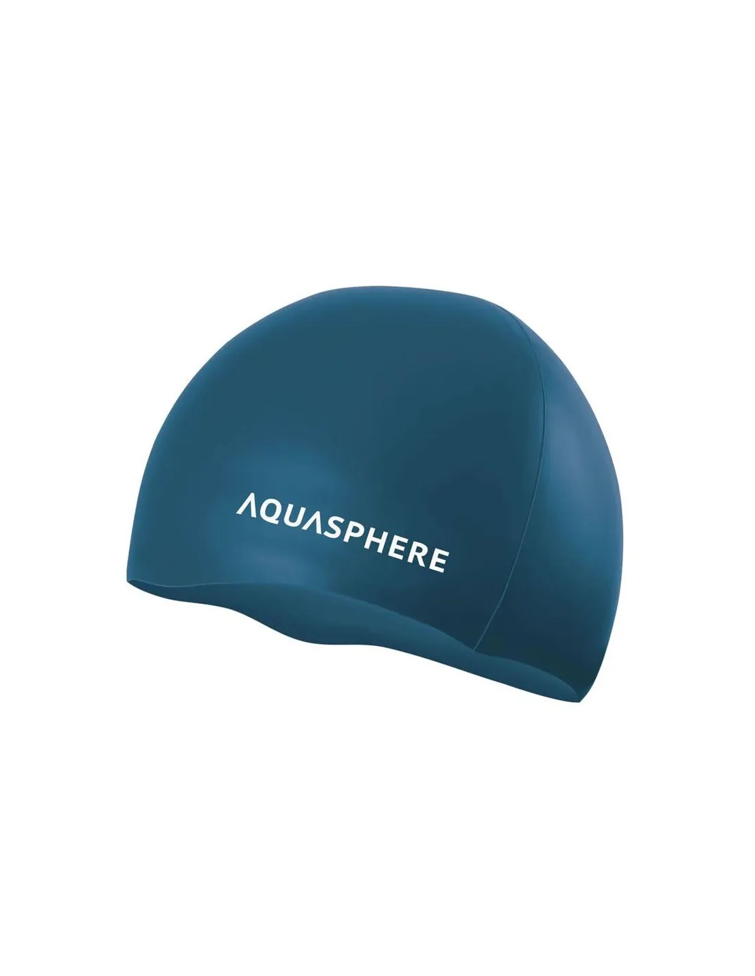 Gorro de natación Aqua Sphere Plain Dark silicona Verde/Blanco