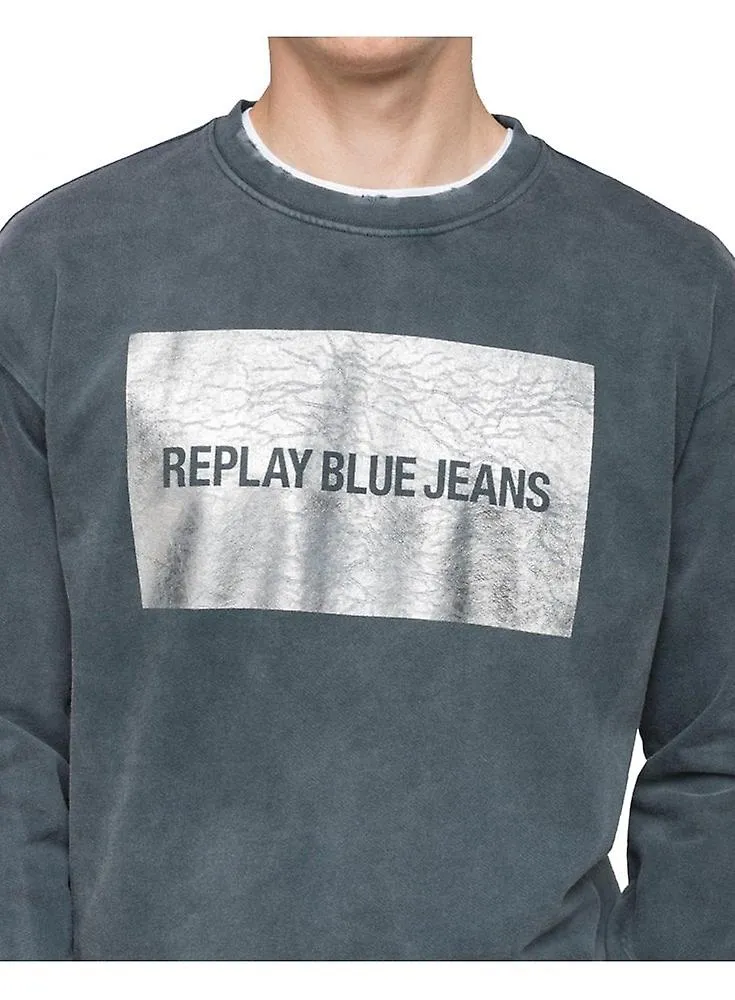 Hombre Replay Jeans Replay Blue Jeans Sudadera Hombre 099