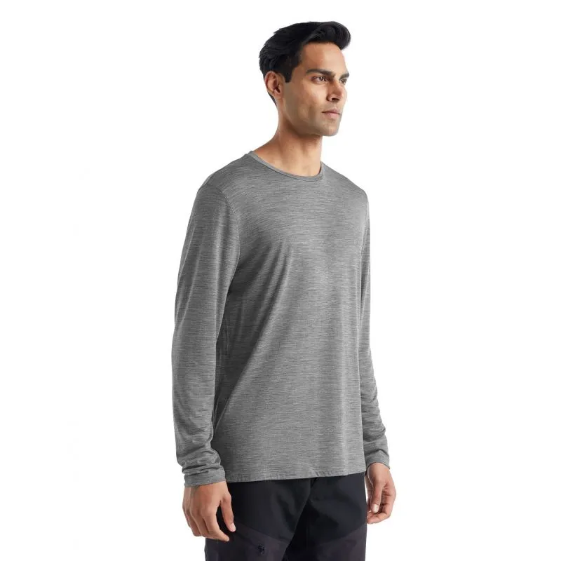 Icebreaker Sphere II Ls Tee (Metro Hthr) camiseta de manga larga para hombre