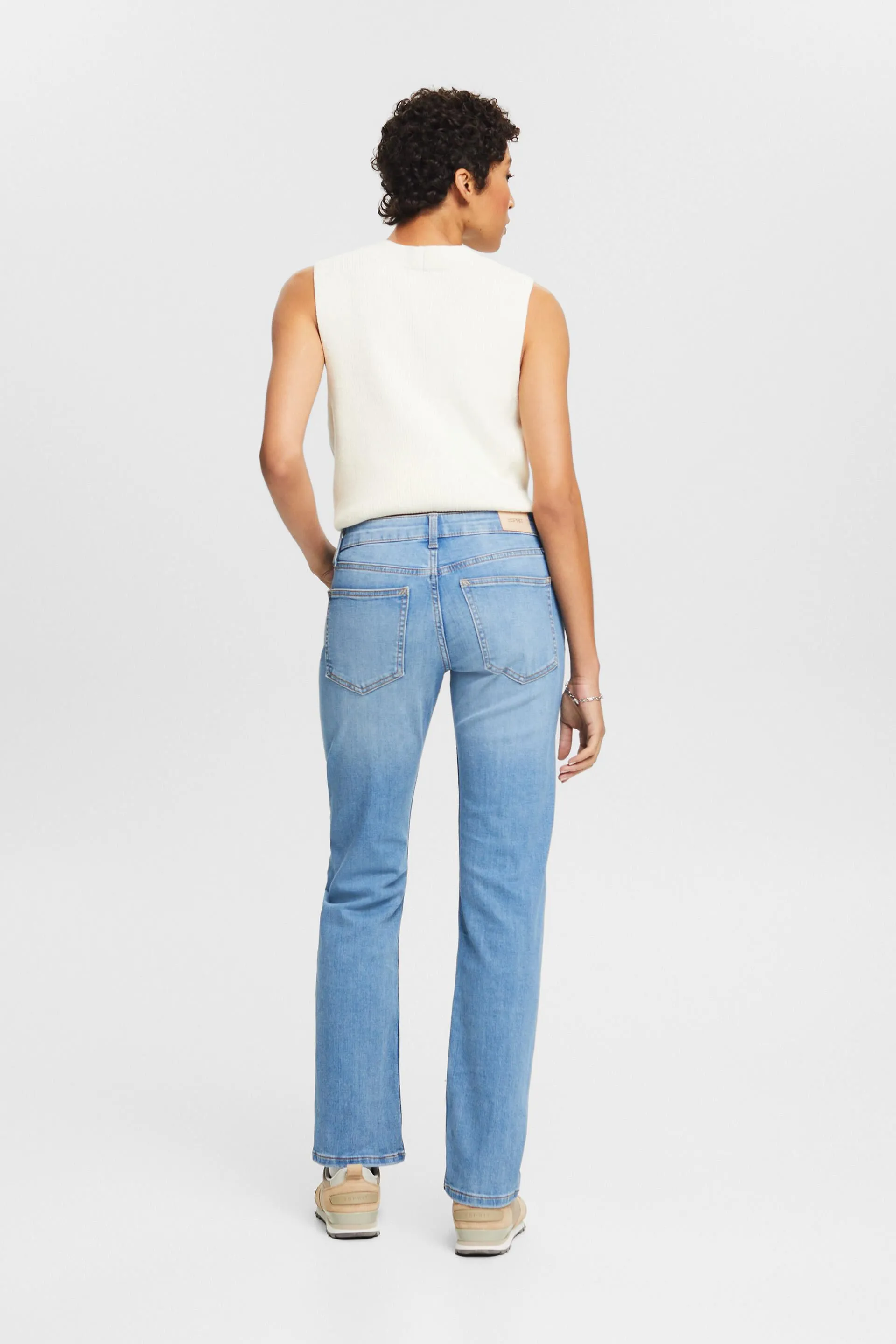 Jeans mid-rise straight fit