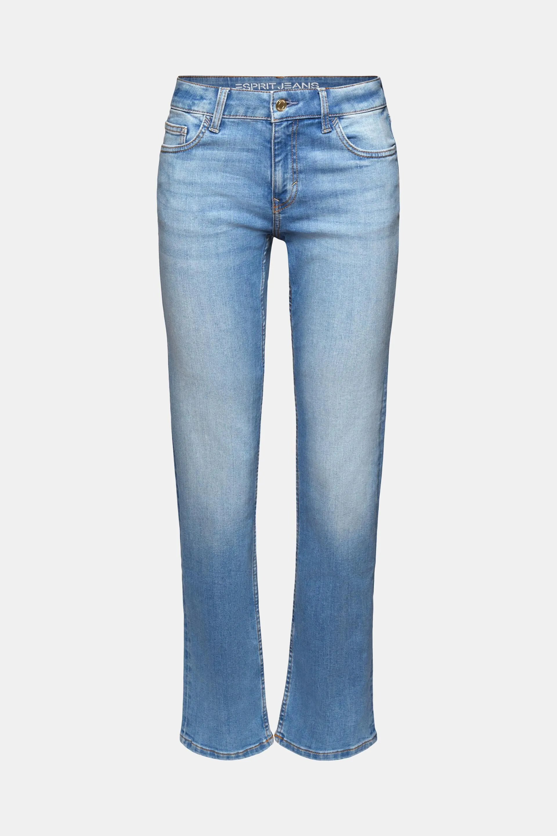 Jeans mid-rise straight fit