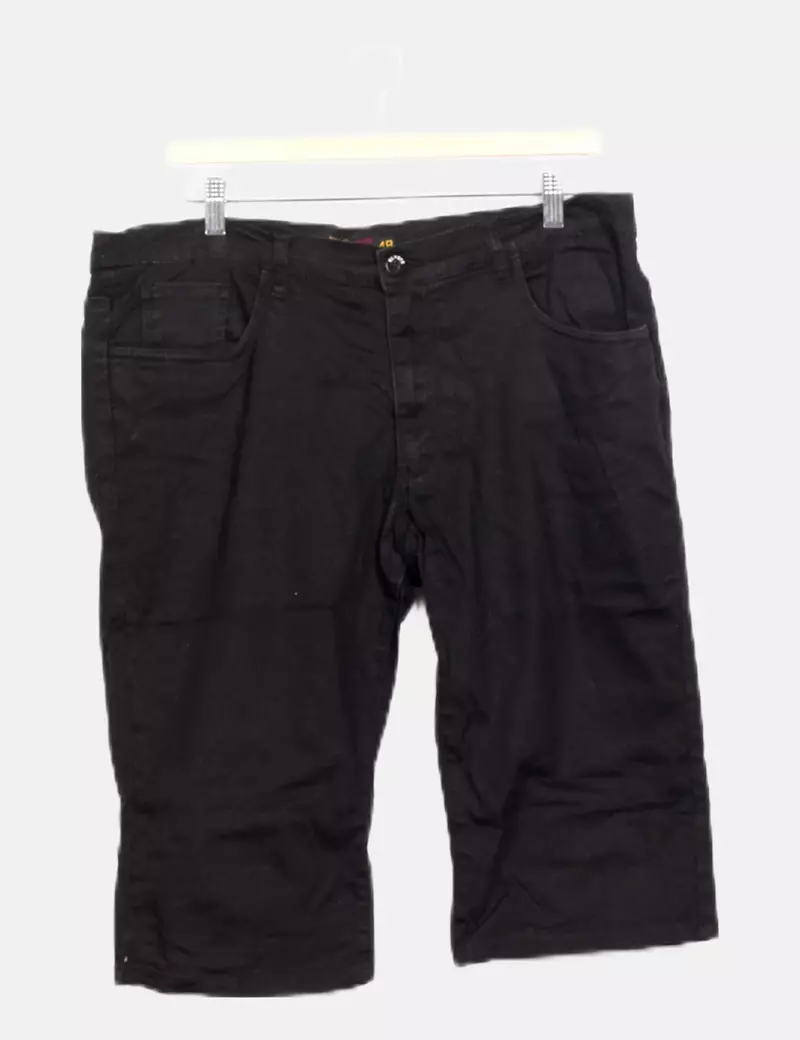 Koyote Jeans Bermuda negra básica