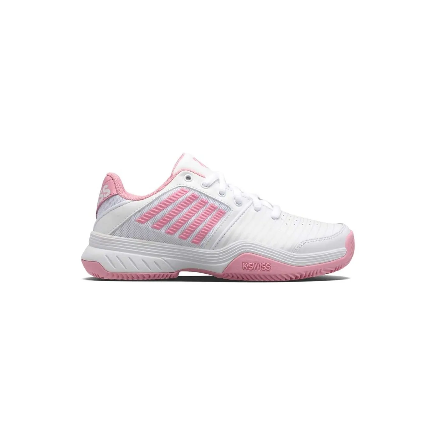 Kswiss Court Express Hb Blanco Rosa Mujer