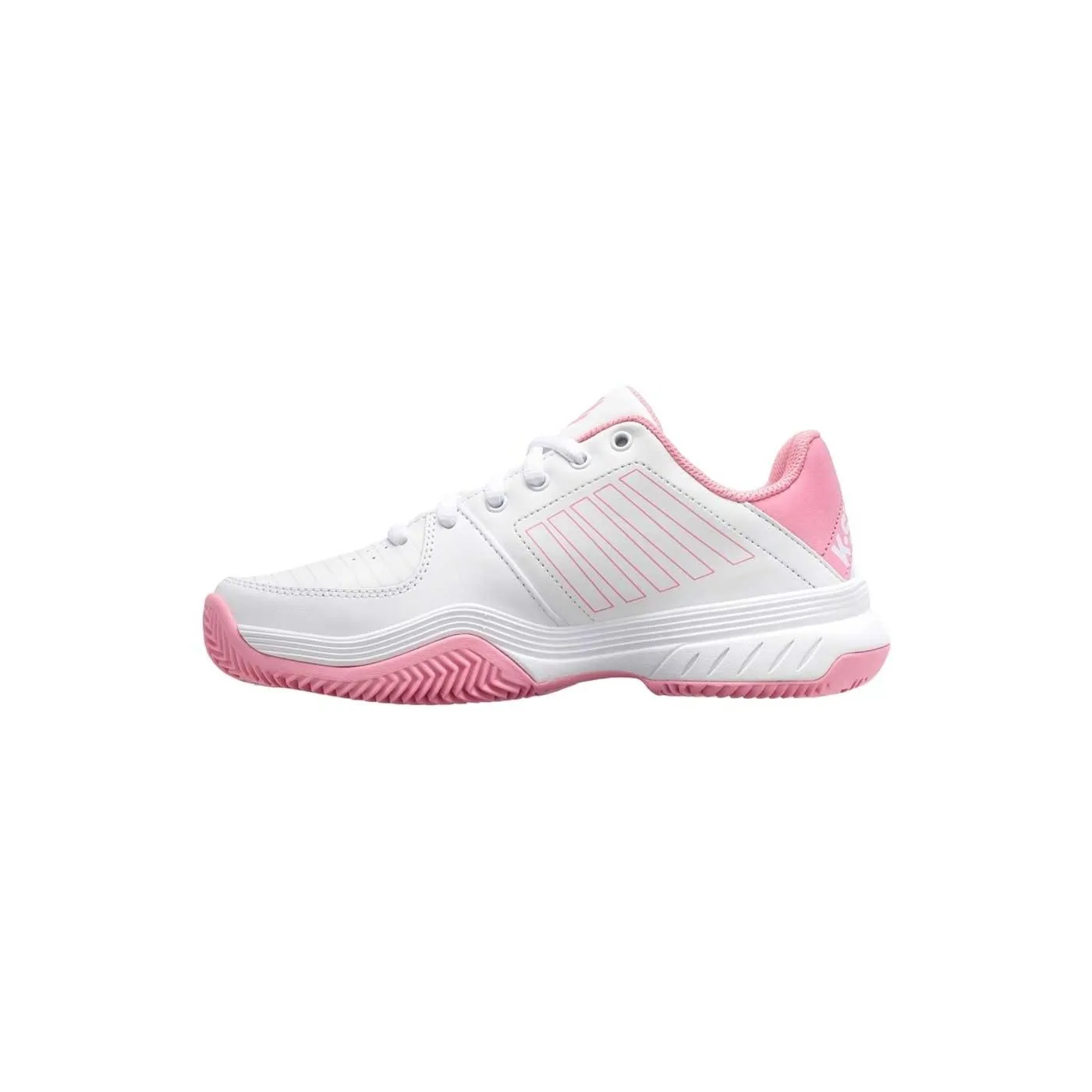 Kswiss Court Express Hb Blanco Rosa Mujer