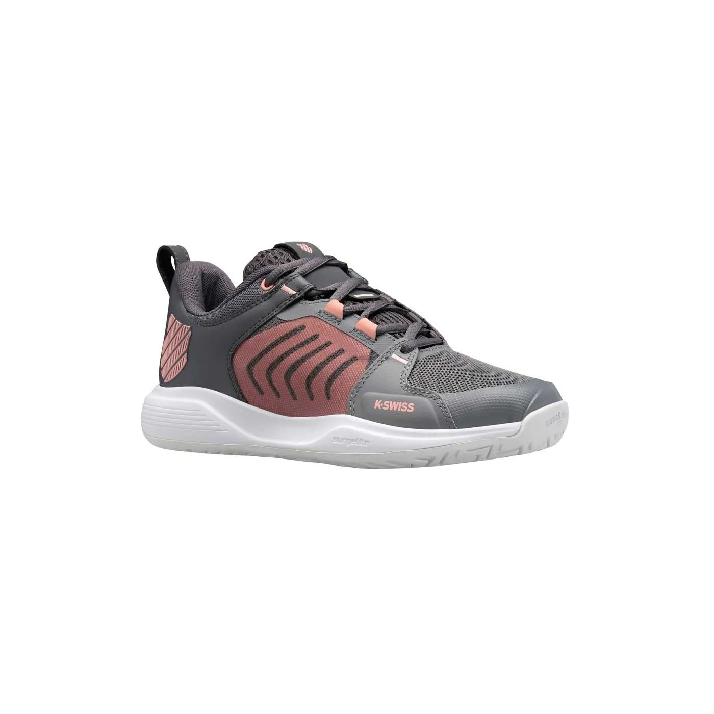 Kswiss Ultrashot Team All Court Gris Negro Mujer