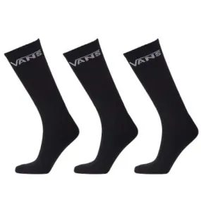 Lote de 3 calcetines Vans Classic Crew ROX (Negro)