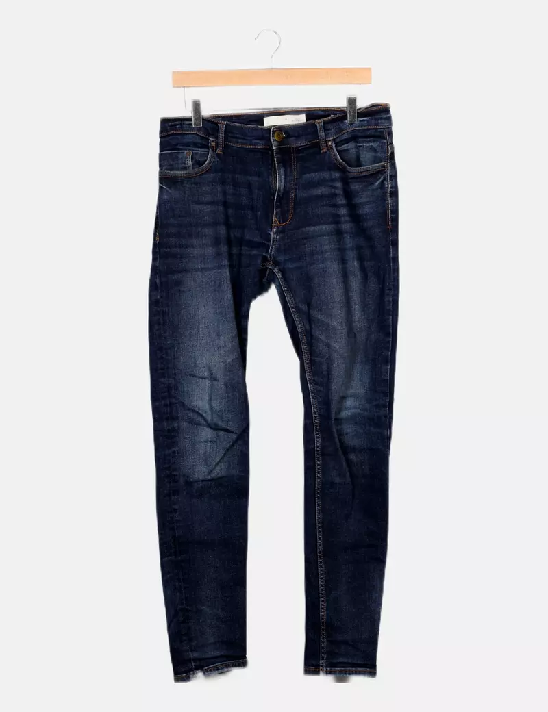 Mango Jeans denim pitillo básico