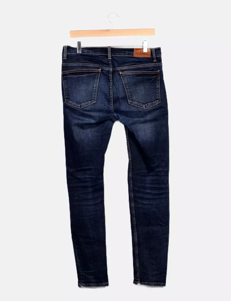 Mango Jeans denim pitillo básico