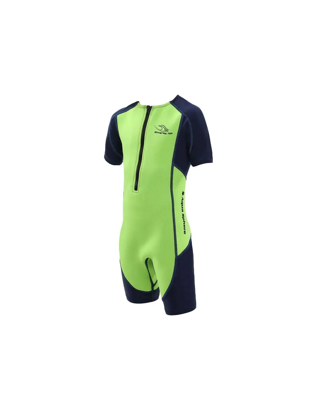 Neopreno de Natación Aqua Sphere Stingray Hp Manga corta Infantil Verde