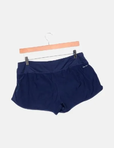 Nike Short deportivo azul marino