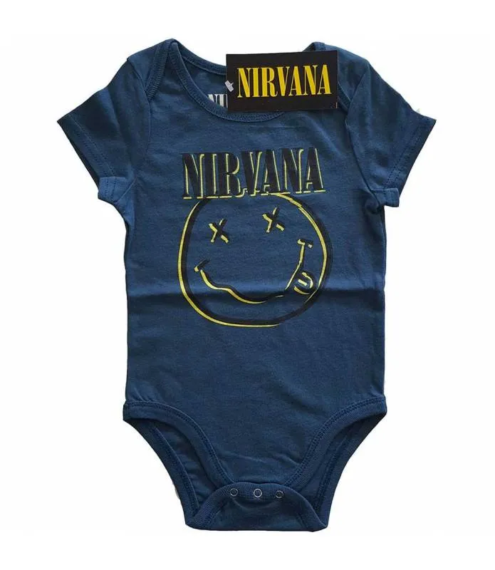 NIRVANA Inverse Smiley Body Licencia Oficial RockOff NIRVBG13TN