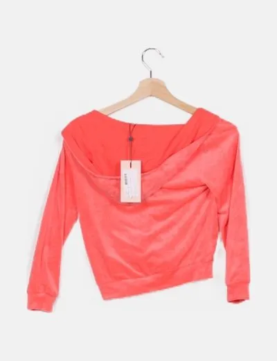 ONLY Chaqueta texturizada coral