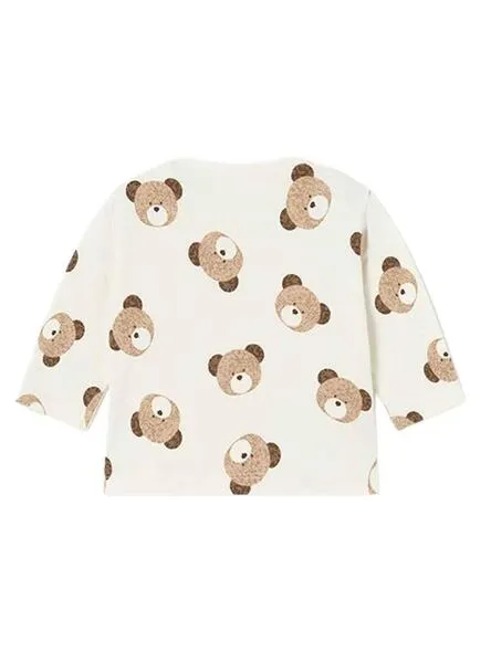 Pack 2 Camisetas Mayoral Oso Beige para Bebé