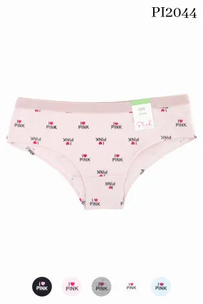 PANTY PRINT PINK PI2044