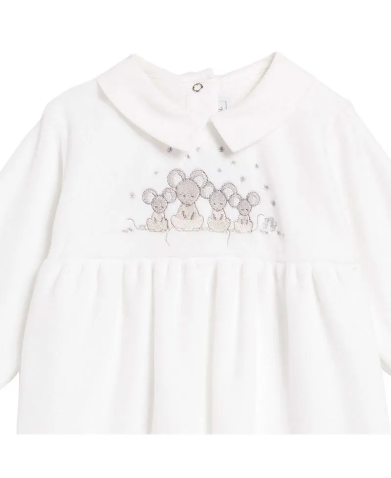 Pijama Bebe Blanco Ratoncitos Tartine et Chocolat