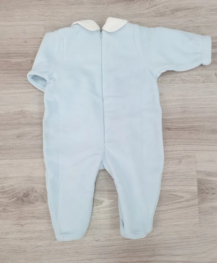 PIJAMA BEBE POLAR ENTERIZO CRICRI R510008 CELESTE