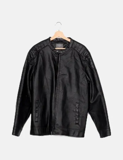 Primark Chaqueta negra biker