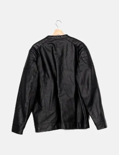 Primark Chaqueta negra biker